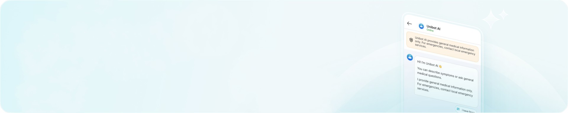 Unibot AI banner background